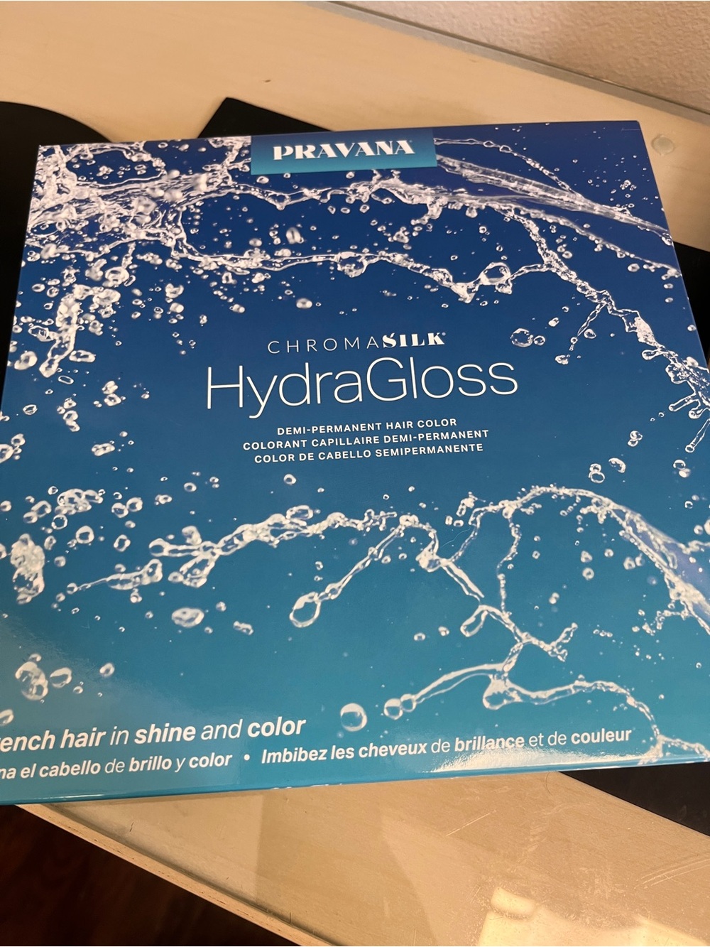 ChromaSilk HydraGloss Demi-Permanent Hair swatch book for Hairdressers